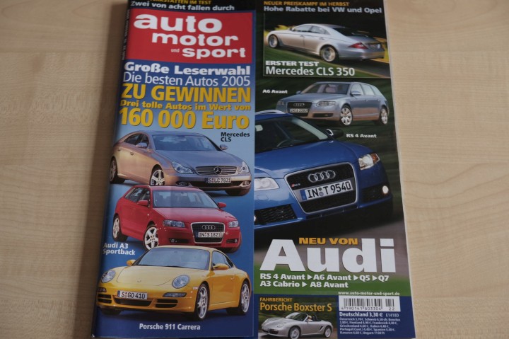 Deckblatt Auto Motor und Sport (22/2004)